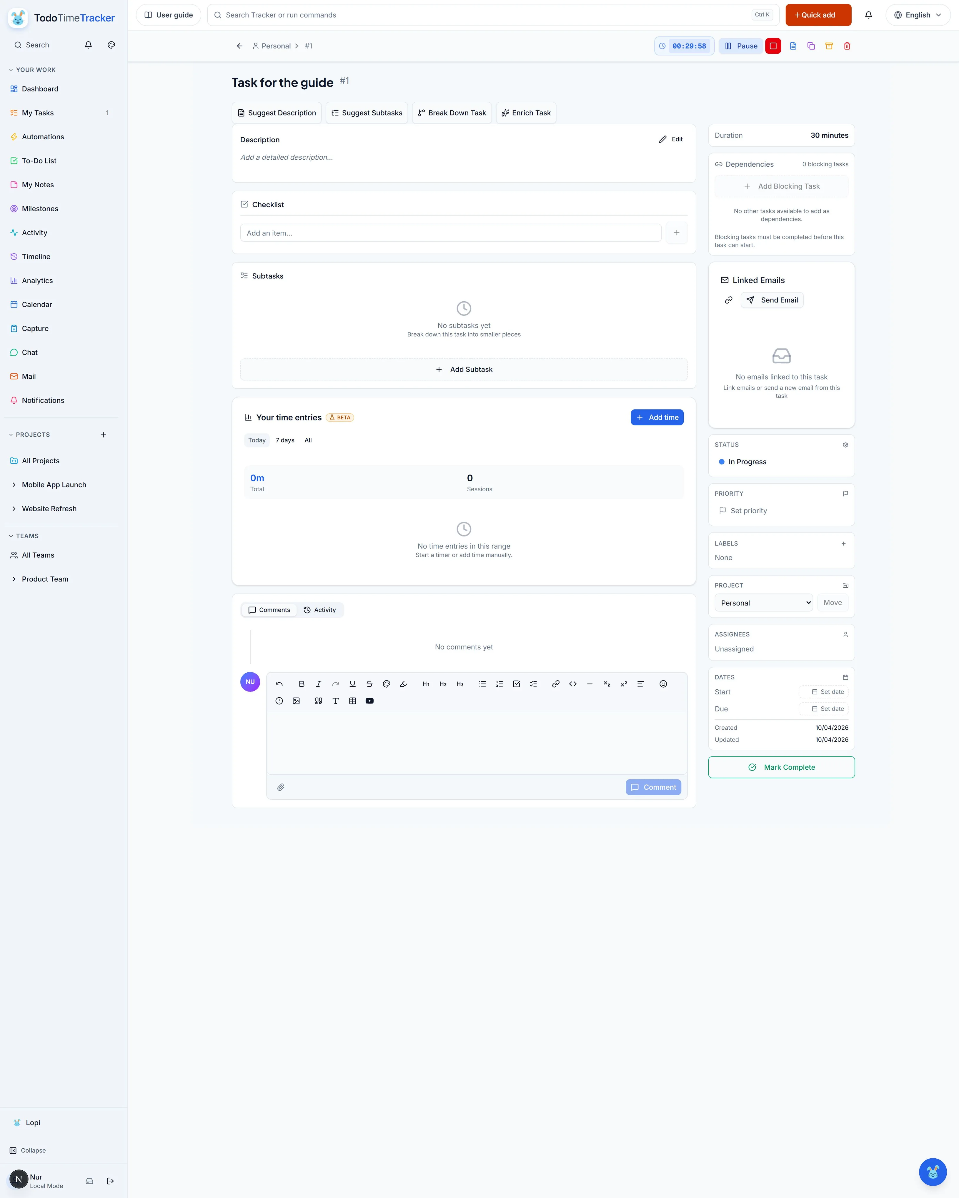 Add time window screenshot